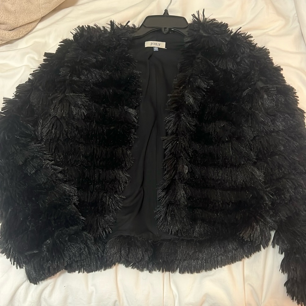 Fuzzy Dress Jacket